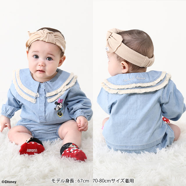 Disney 綿100% ディズニー BABYセットアップ ベビーサイズ