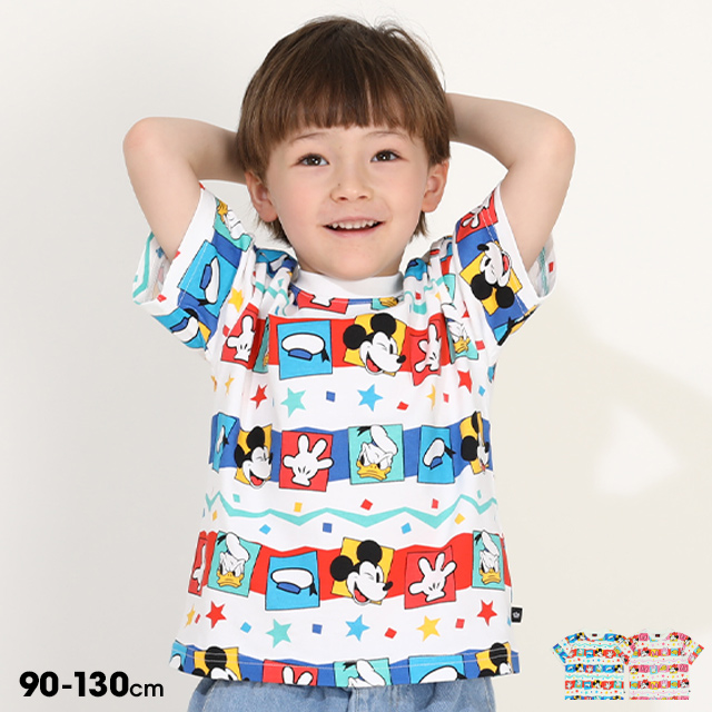 Disney（ディズニー） 綿100% Tシャツ 子供服 キッズ 男の子 女の子