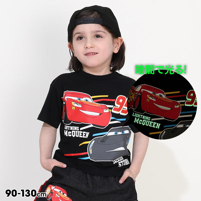 Disney（ディズニー） 綿100% カーズ 服 Tシャツ キッズ 男の子 女の子