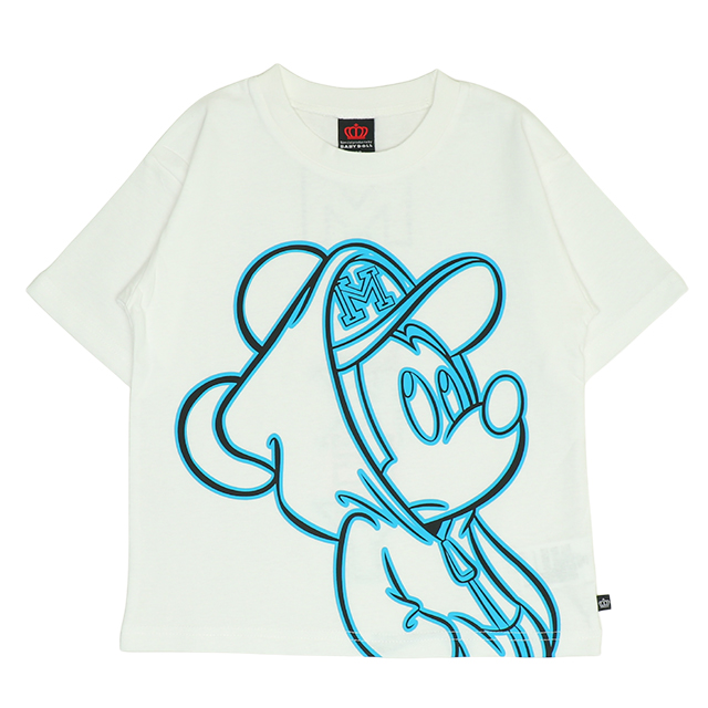 BABY DOLL ミッキーマウス Tシャツ 80 Disney - ベビードール ミッキー＆ミニー ディズニー 半袖Tシャツ