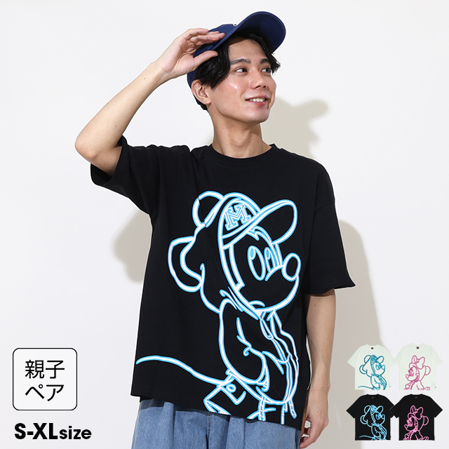 Disney（ディズニー） 【6/10再入荷】 ミッキー ミニー 親子ペア T