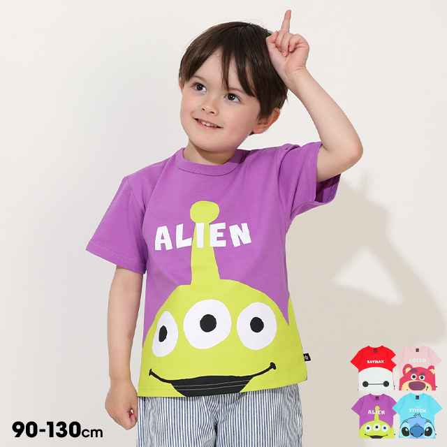 Disney 綿100% ディズニー Tシャツ 半袖 キッズ 男の子 女の子