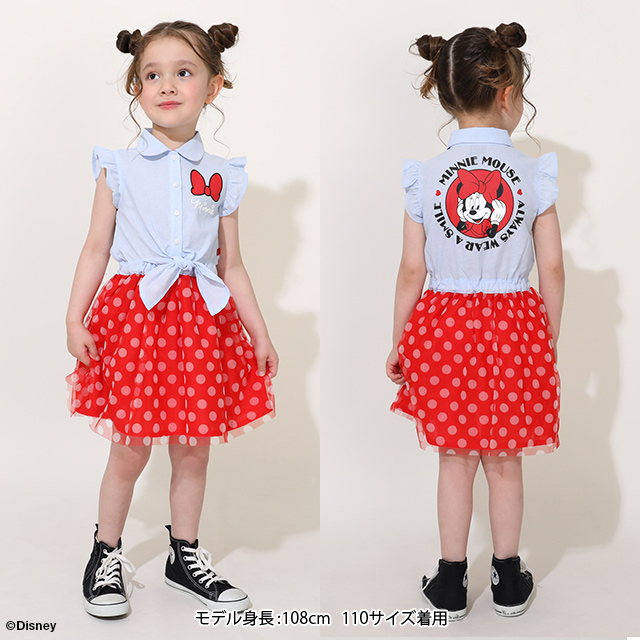 Disney 【10%OFF】 綿100% ディズニー ワンピース ミニー