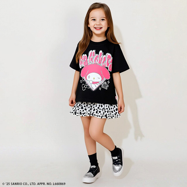 sanrio（サンリオ） 親子ペア クロミ Tシャツ キッズ 子供服 女の子 