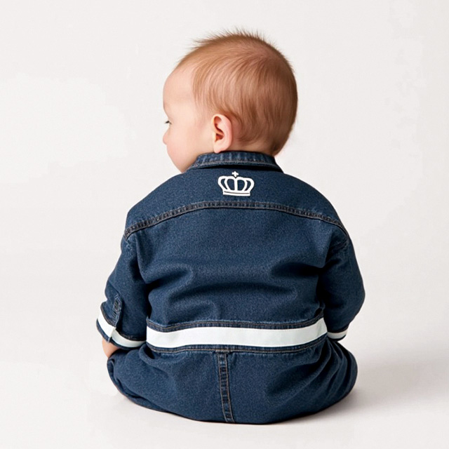 ベビードール  90〜100 BABYDOLL（ベビードール） ロンパース ベビー 子供服 ライン つなぎ 綿