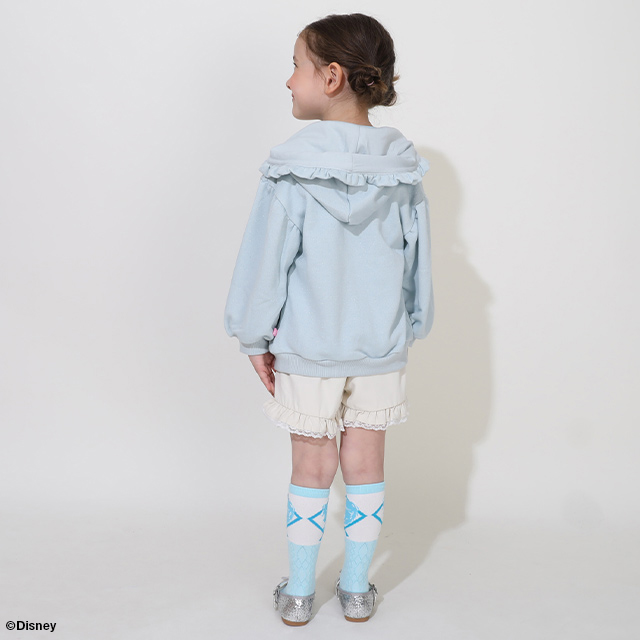 Disney（ディズニー） エルサの服 ジップパーカー キッズ アナ雪