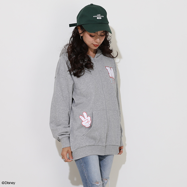 Disney（ディズニー） 親子ペア パーカー レディース メンズ 子供服 綿