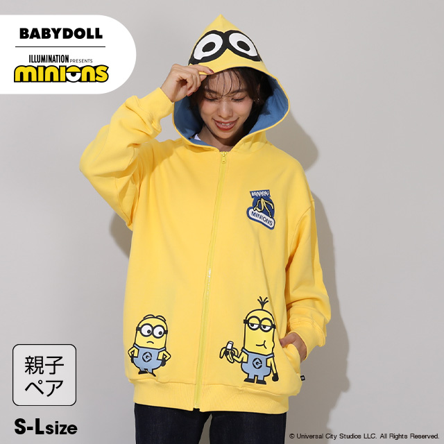 BABYDOLL（ベビードール） ジップパーカー レディース 親子ペア