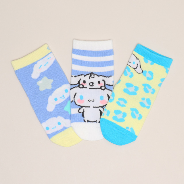 sanrio（サンリオ） クロミちゃん 服 靴下 ソックス キッズ 3足セット