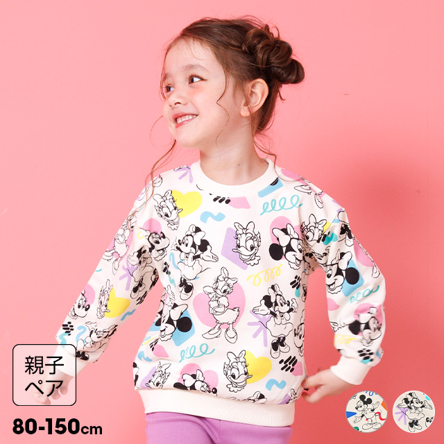 Disney（ディズニー） 【再入荷】ディズニー 親子ペア トレーナー