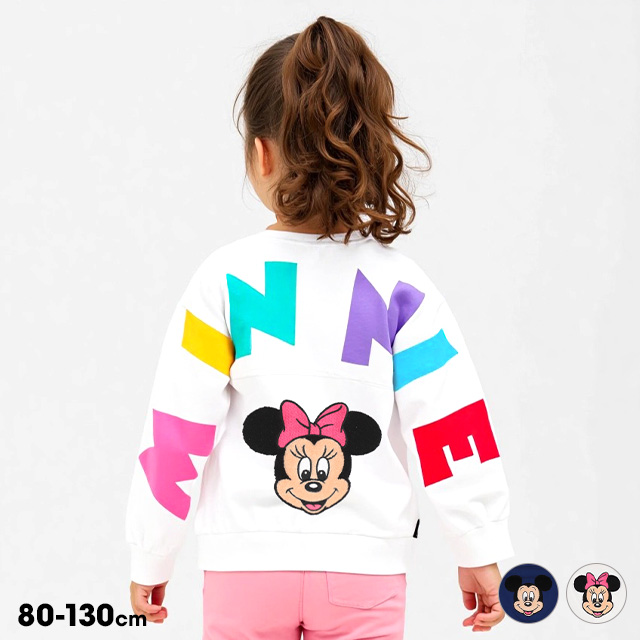 ロンハーマンミッキー ミニー トレーナー キッズ　2歳4歳 Disney（ディズニー） トレーナー キッズ 綿100％ 子供服 男の子