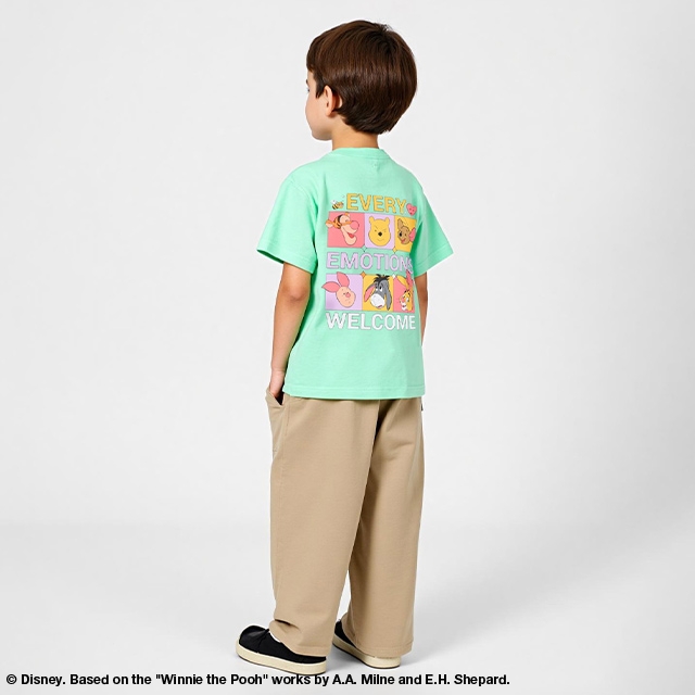 Disney（ディズニー） 【6/10再入荷】 プーさん 親子ペア Tシャツ