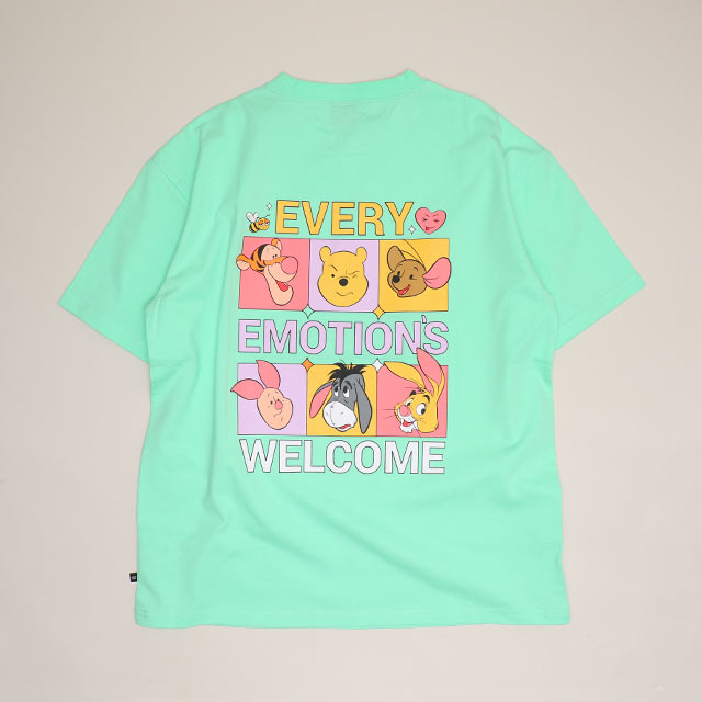 Disney（ディズニー） 【6/10再入荷】 プーさん 親子ペア Tシャツ 大人