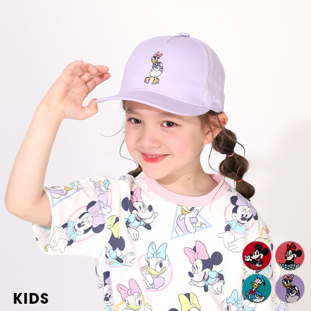 Disney（ディズニー） キャップ キッズ 帽子 ミッキー ミニー カラー