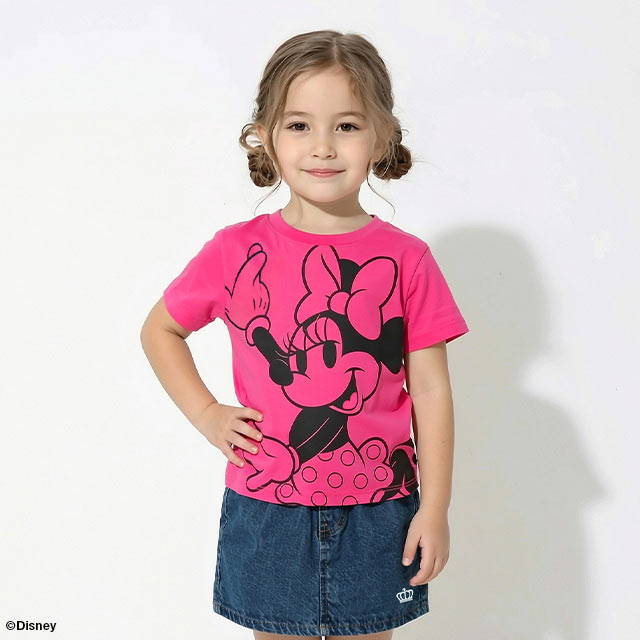 Disney（ディズニー） 親子ペア Tシャツ キッズ 女の子 男の子