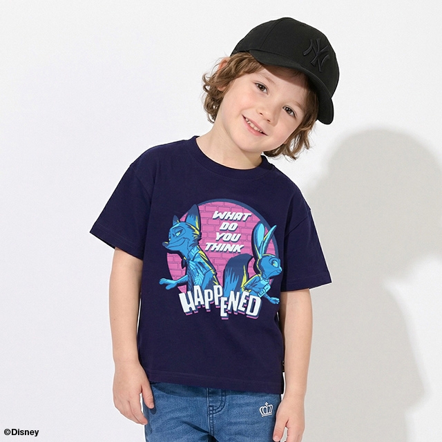Disney（ディズニー） ズートピア Tシャツ キッズ 綿100% WEB限定