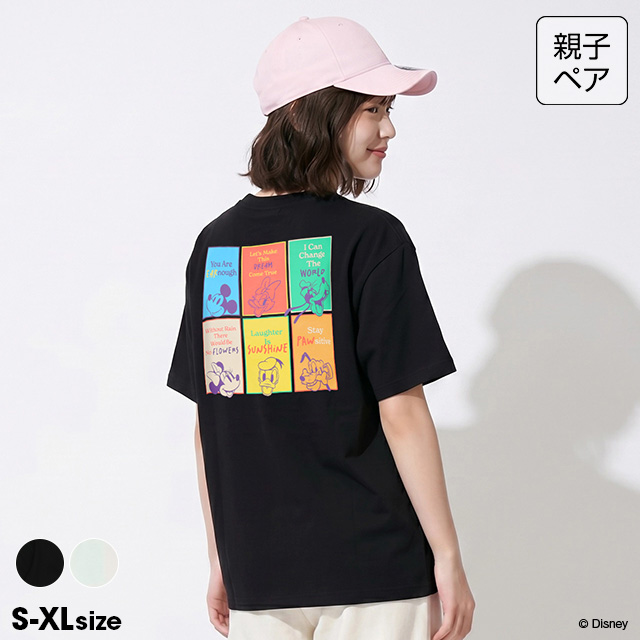 Disney（ディズニー） 【再入荷】 親子ペア Tシャツ 半袖 レディース