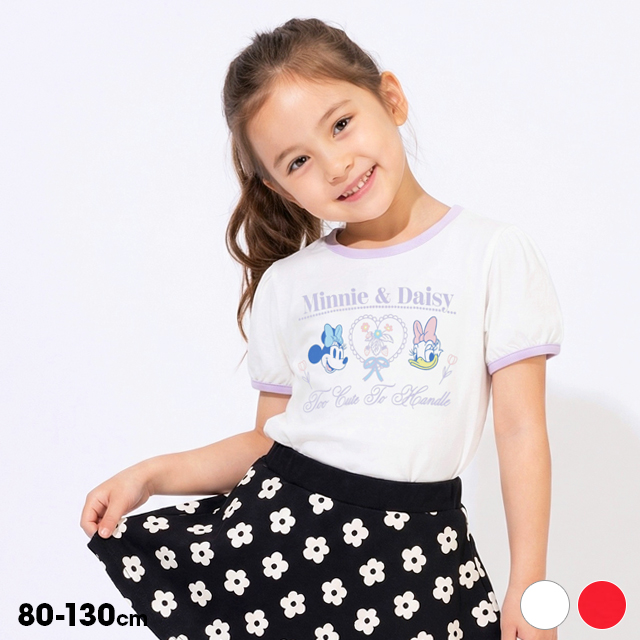 Disney（ディズニー） Tシャツ キッズ 子供服 女の子 ミニー 春夏 80