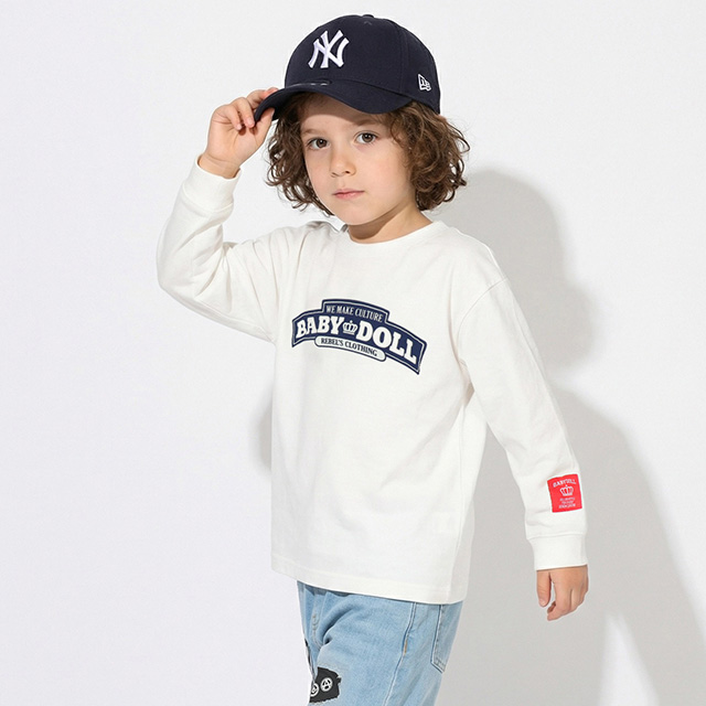 BABYDOLL（ベビードール） 【6/10再入荷】 Tシャツ 親子ペア ロンT