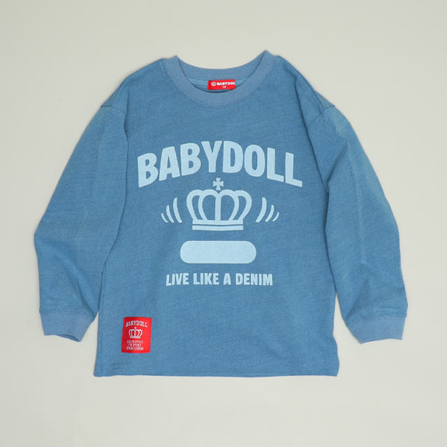 BABYDOLL（ベビードール） 【6/10再入荷】 Tシャツ 親子ペア ロンT