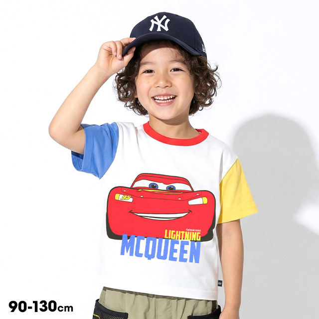 Disney（ディズニー） カーズ 半袖 Tシャツ キッズ 男の子 綿100% BIG 