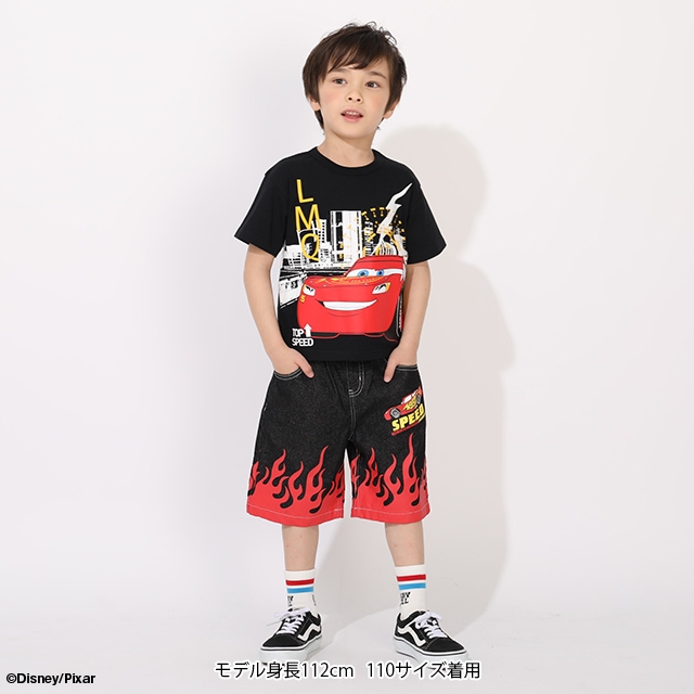 Disney（ディズニー） カーズ 子供服 Tシャツ 男の子 キッズ 半袖 綿