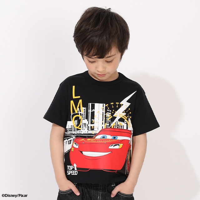 Disney（ディズニー） カーズ 子供服 Tシャツ 男の子 キッズ 半袖 綿
