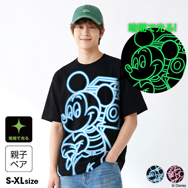 Disney（ディズニー） 【6/30再入荷】 親子ペア Tシャツ レディース