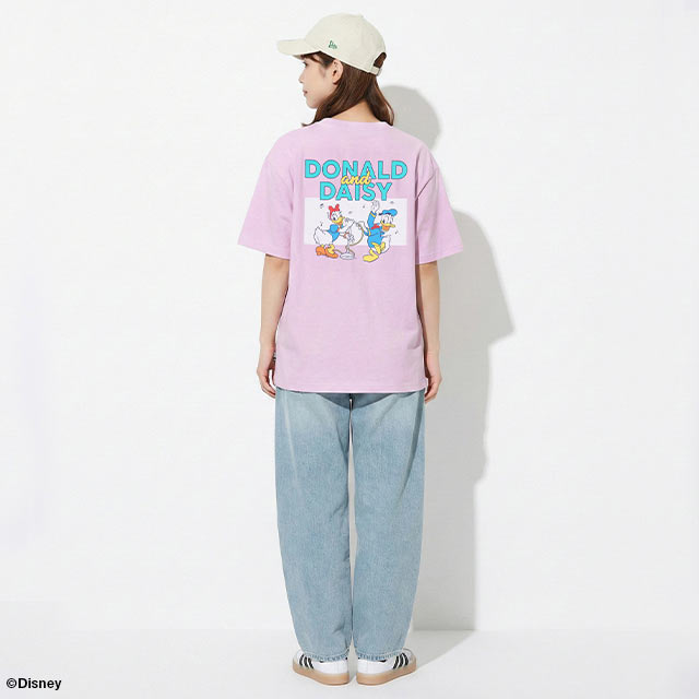 S*※様 ヒスミニ 遊園地ティシャツ 新品 Disney（ディズニー） 親子ペア Tシャツ レディース トップス 半袖t