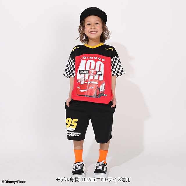 Disney（ディズニー） カーズ 半袖 Tシャツ キッズ 男の子 上下セット