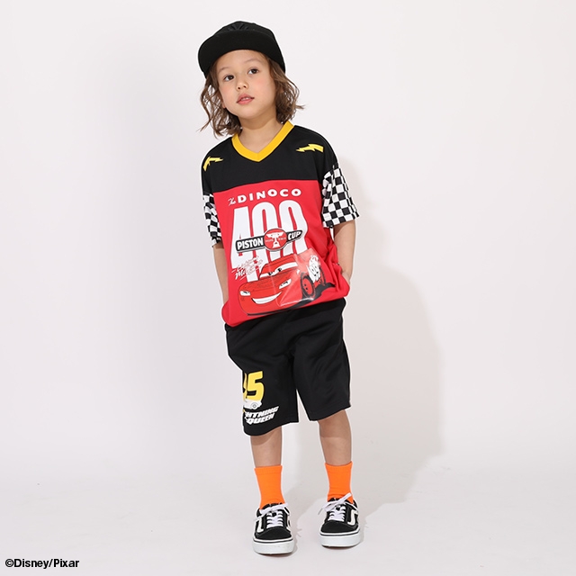 Disney（ディズニー） カーズ 半袖 Tシャツ キッズ 男の子 上下セット
