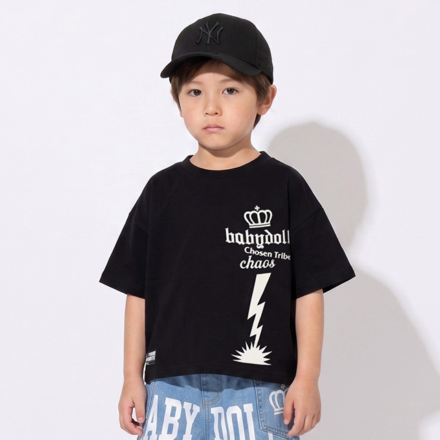 BABYDOLL（ベビードール） Tシャツ キッズ 女の子 男の子 蓄光 バック