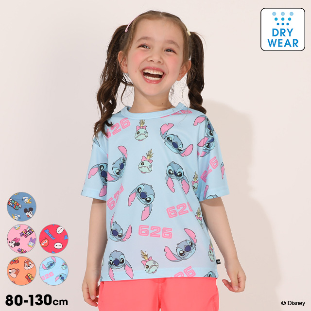 Disney（ディズニー） 【6/10再入荷】 子供服 Tシャツ 女の子 男の子