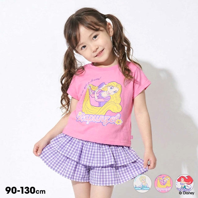 Disney（ディズニー） エルサ 半袖 Tシャツ キッズ 女の子 アナと雪の
