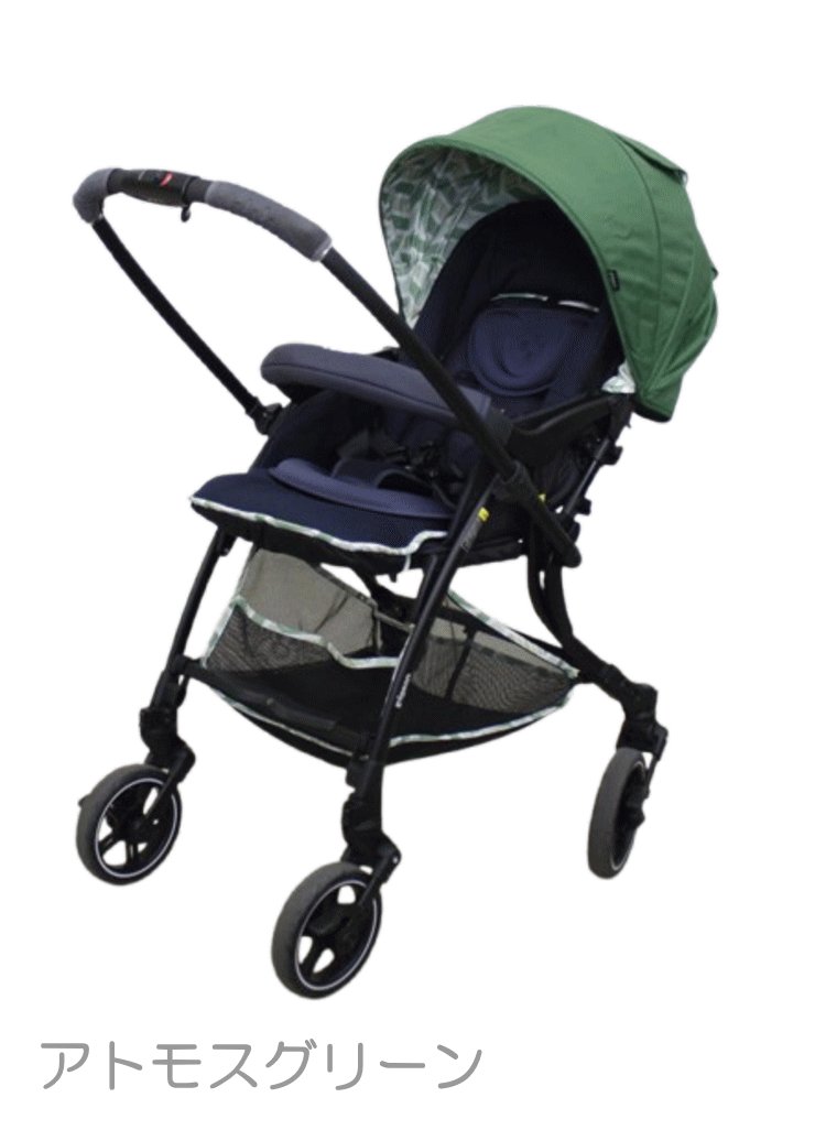 ベビーカー PigeonランフィRB0 アトモスグリーン
