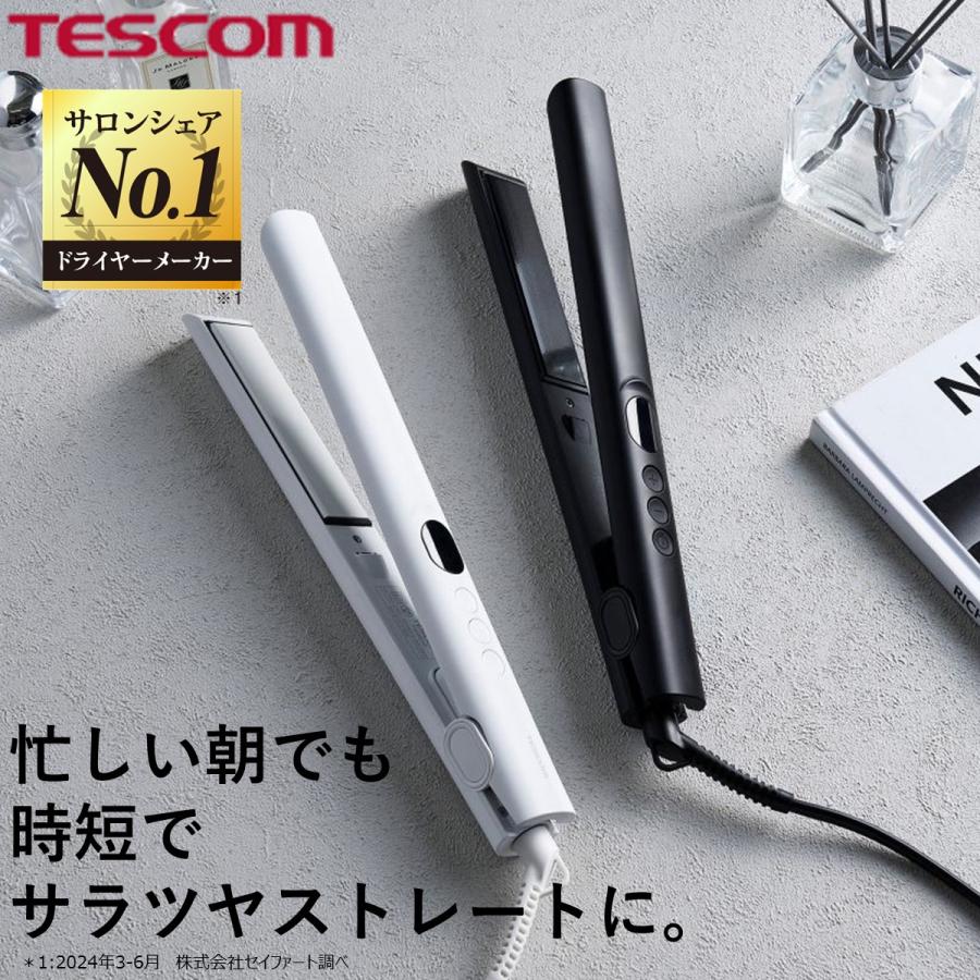 テスコム ストレートアイロン 25mm 海外対応 マイナスイオンストレートアイロン TS360A