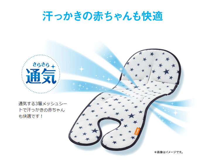 Combi（コンビ） ベビーカーオプション さらすやエアスルーシートα