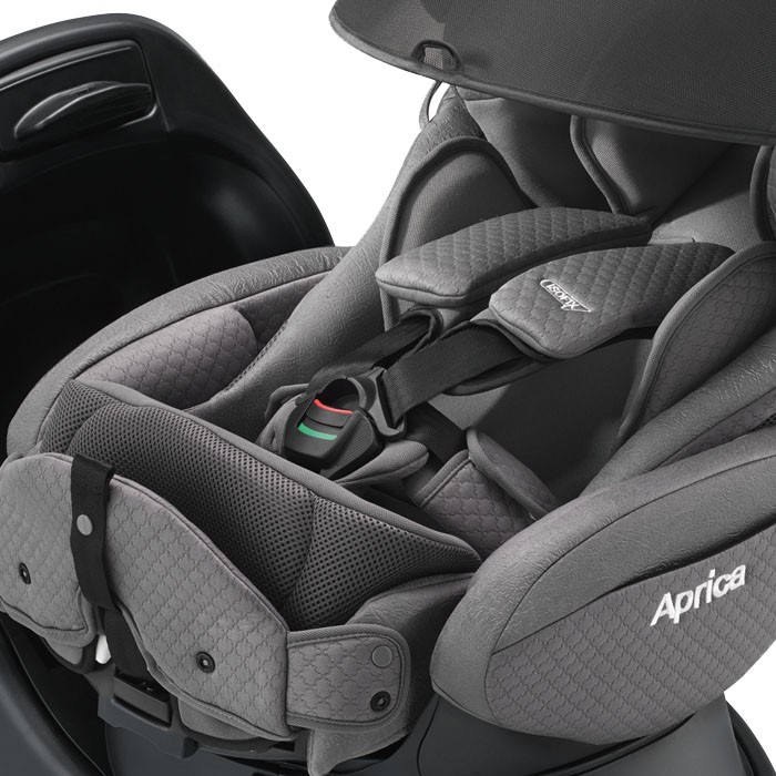 アップリカ チャイルドシート Aprica フラディアグロウ Isofix 安い 360 セーフティープレミアム 回転式 送料無料 アイソフィックス グレームーンgr