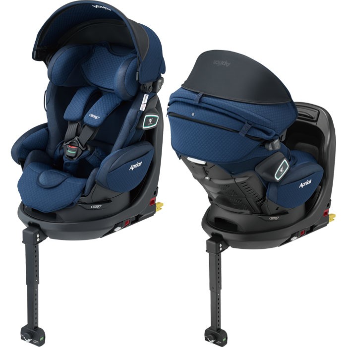 アップリカ チャイルドシート Aprica フラディアグロウ Isofix 安い 360 セーフティープレミアム 回転式 送料無料 アイソフィックス グレームーンgr
