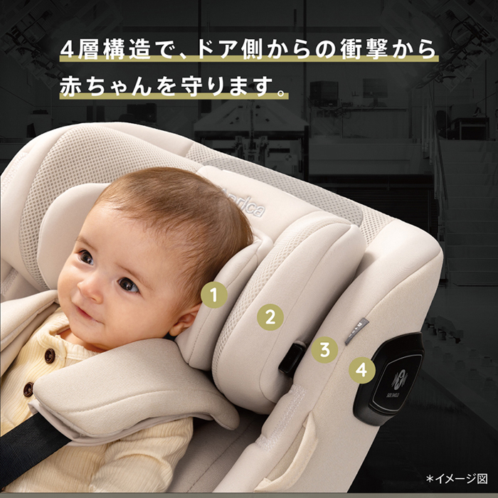 アップリカ Aprica クルリラ エックス プラスAB 回転式 チャイルドシート