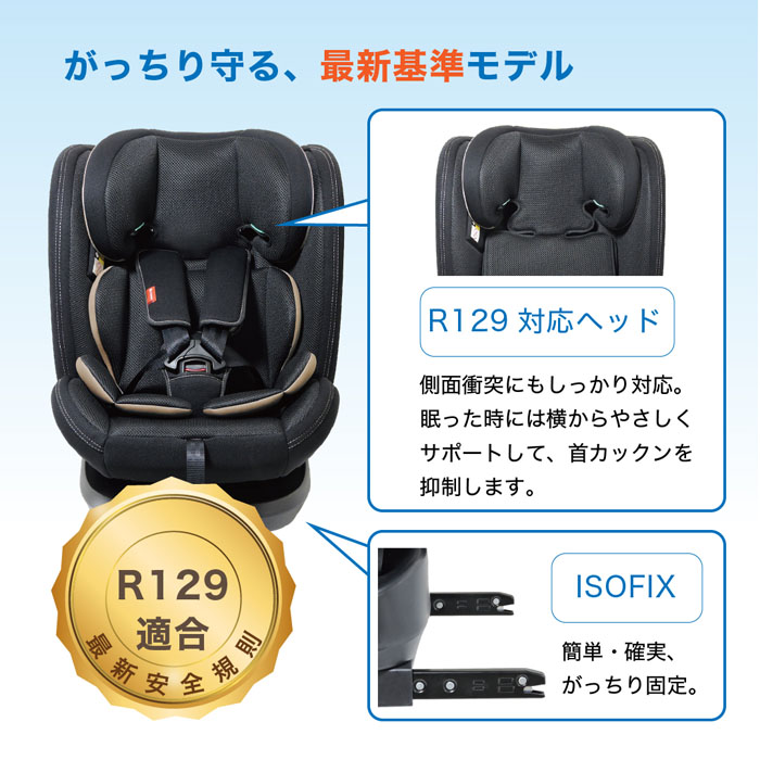LEAMAN チャイルドシート リーマン フィーカ エボルブR129