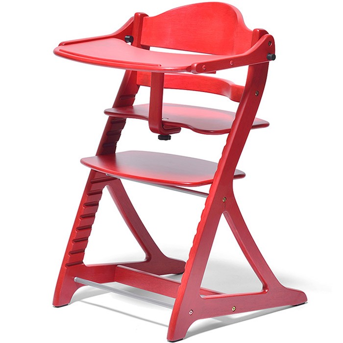 ベビーチェア 大和屋 すくすくチェアプラス テーブル＆ガード付　木製ハイチェアー 本体 子供椅子