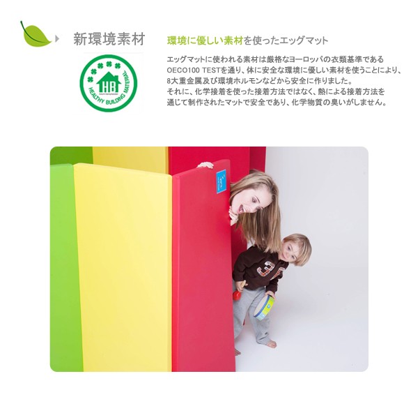 エッグマット 折りたためるカラーフォルダー Gサイズ レインボー 140