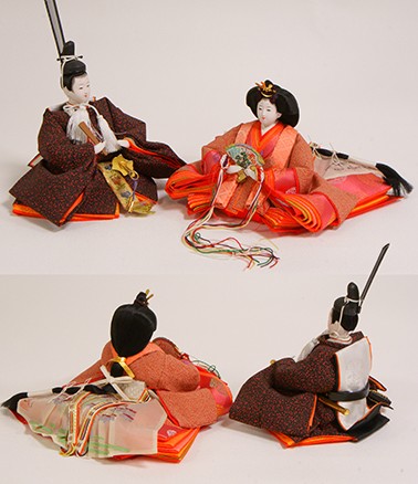 久月 久月の雛人形 親王官女五人飾り No1365 平安光匠作 【店頭展示品