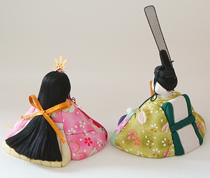 雛人形 小桜雛五人飾り(三段) 208 ゆうき作 江戸木目込人形 【店頭展示