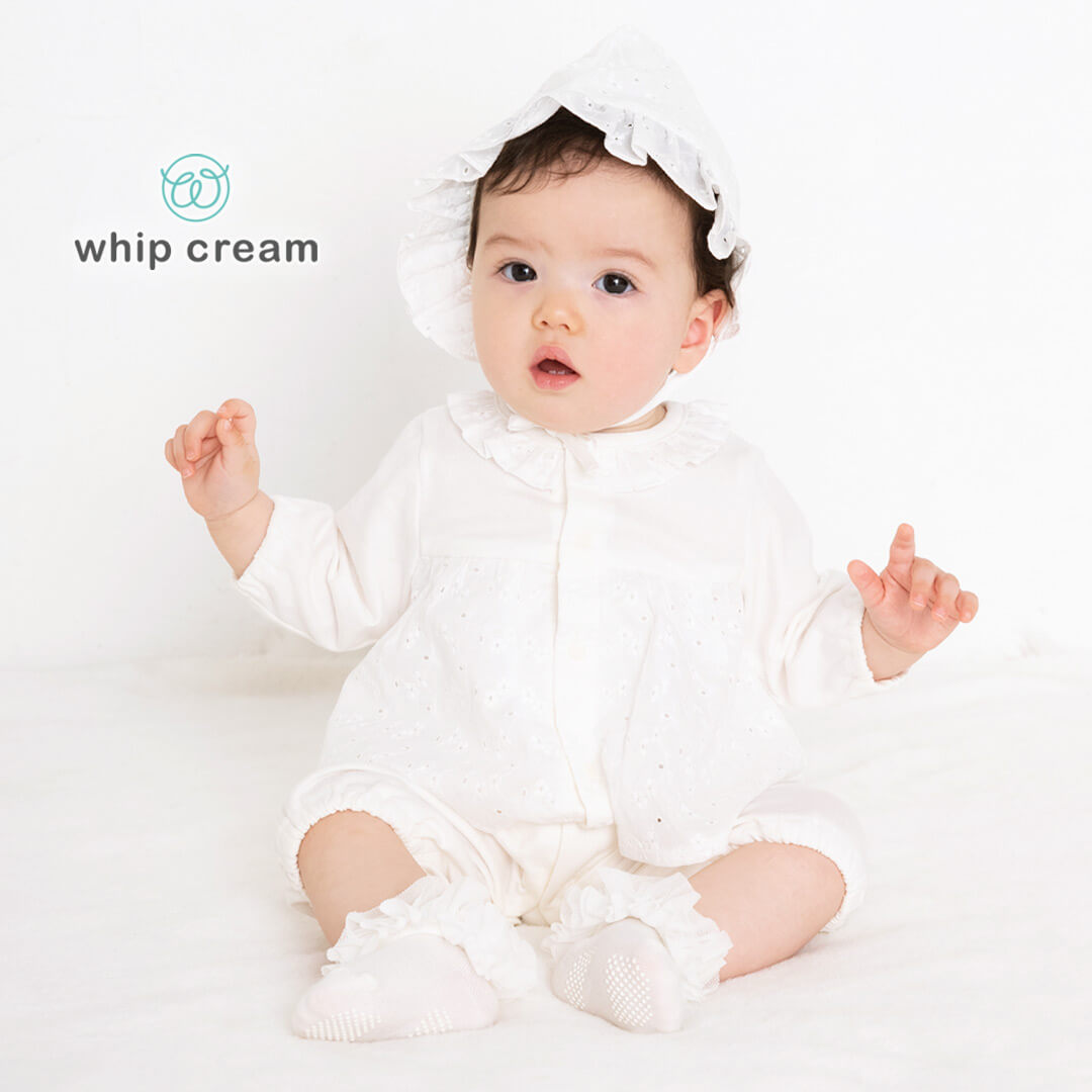 ベビードレス セレモニードレス ロンパース　Dior cocobaby セレモニードレス 新生児 女の子 夏 退院着 ガーゼ