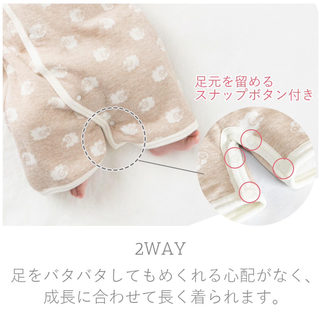 日本製 スリーパー ベビー 新生児 赤ちゃん ...の詳細画像3