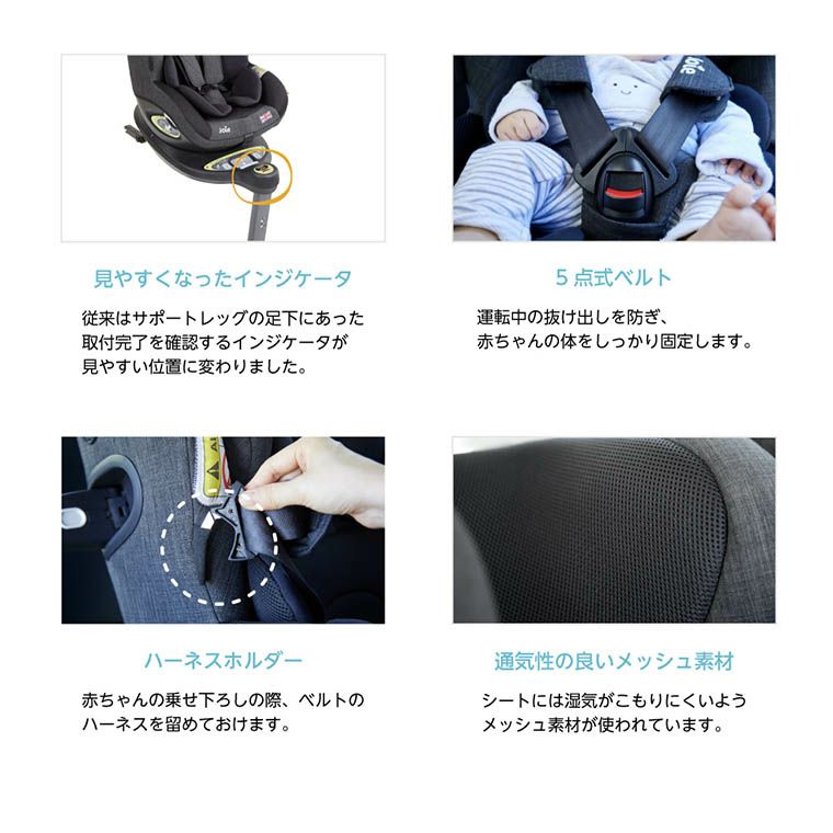 カトージ Joie チャイルドシート アイ・アーク360°キャノピー付