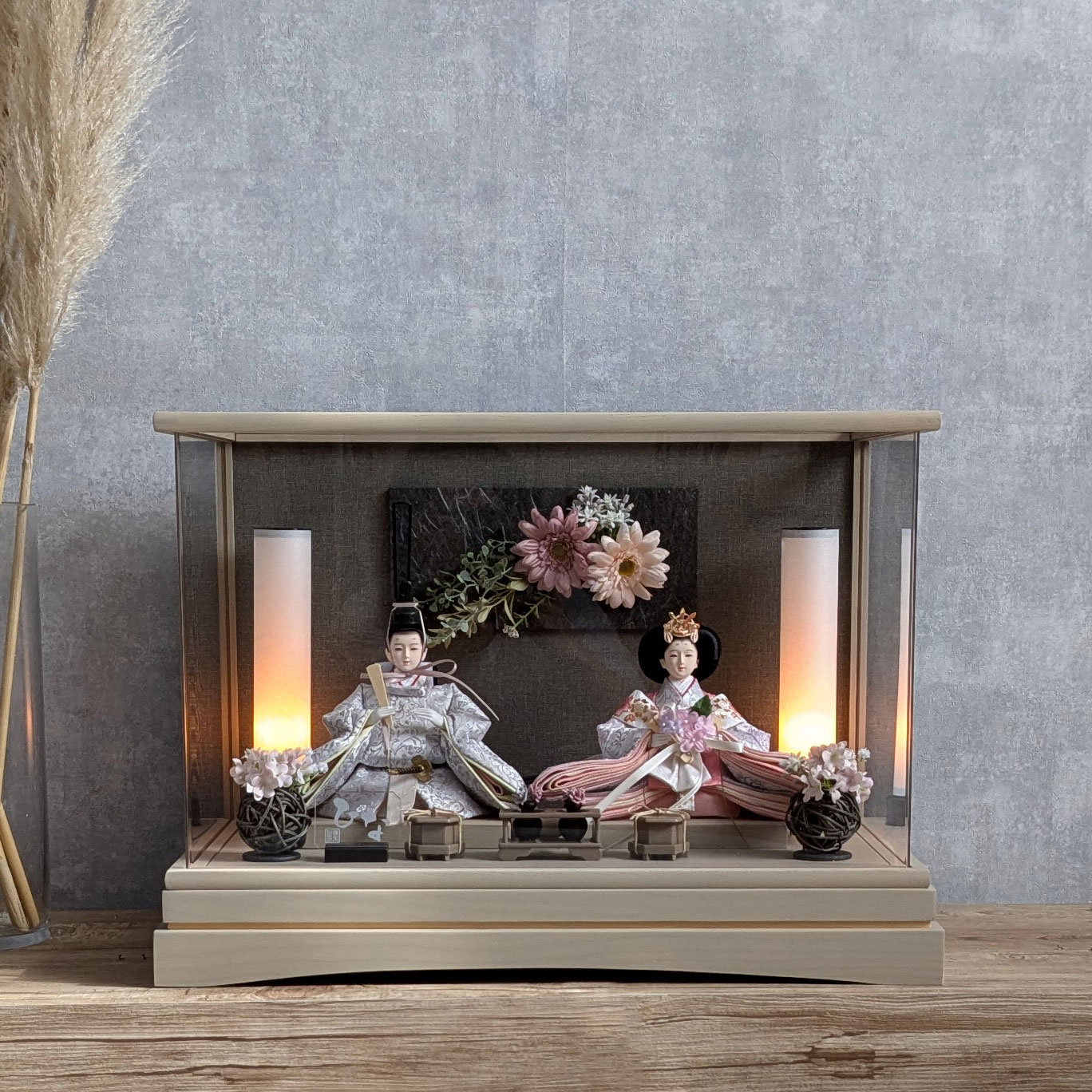 u.h 様　雛人形 二人 親王飾りアクリルケース ひな祭り ひな人形 u.h 様 雛人形 二人 親王飾りアクリルケース ひな祭り ひな人形 季節