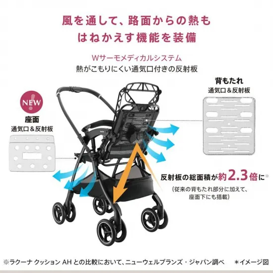 LUXUNA アップリカ ラクーナ クッション AI シナモンベージュ BE AF
